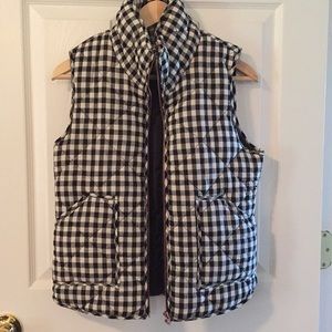Quilted Cotton Gingham Vest